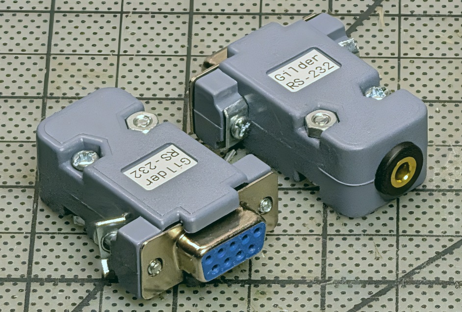 Completed DB9 to 3.5mm TRS adapter for Gilderfluke RS-232 communication